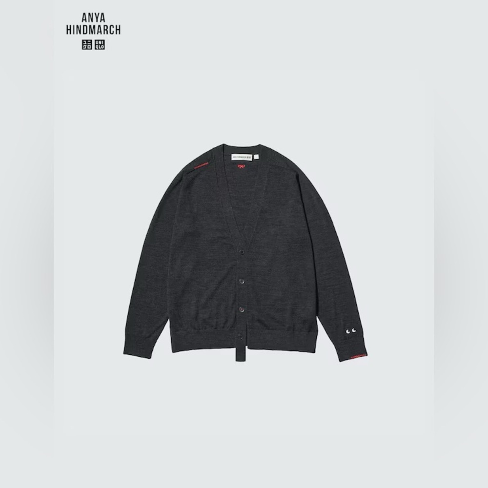 NWT: UNIQLO Anya Hindmarch Merino Oversized V Neck Cardigan